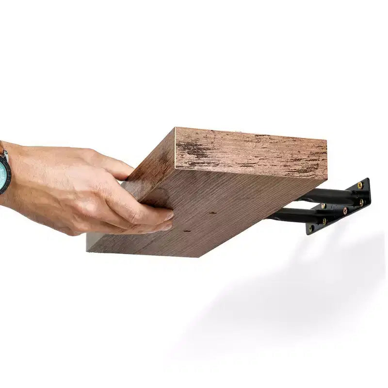 Sorbus Set da 3 Mensole Galleggianti da Parete Lunghe 40 cm per Camera da Letto, Arredo, Cucina, Soggiorno - per Trofei, Cornici, Libreria