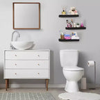 Sorbus Set da 3 Mensole Galleggianti da Parete Lunghe 40 cm per Camera da Letto, Arredo, Cucina, Soggiorno - per Trofei, Cornici, Libreria