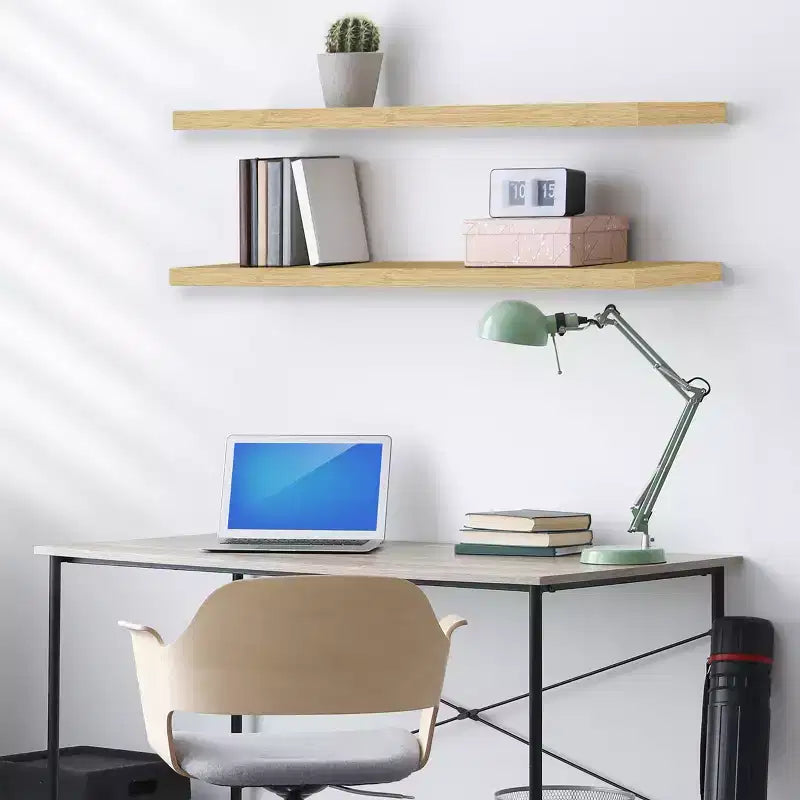 Sorbus, confezione da 2 mensole galleggianti da parete, 119,38 x 23,50 cm - Contenitori eleganti e funzionali