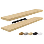 Sorbus, confezione da 2 mensole galleggianti da parete, 119,38 x 23,50 cm - Contenitori eleganti e funzionali