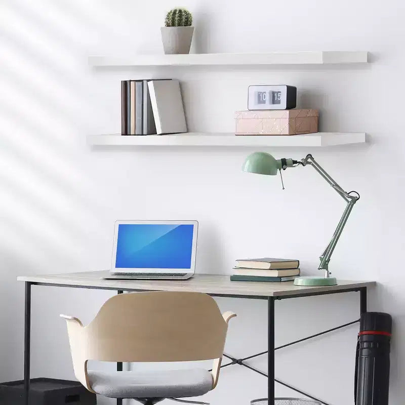 Sorbus, confezione da 2 mensole galleggianti da parete, 119,38 x 23,50 cm - Contenitori eleganti e funzionali