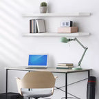 Sorbus, confezione da 2 mensole galleggianti da parete, 119,38 x 23,50 cm - Contenitori eleganti e funzionali