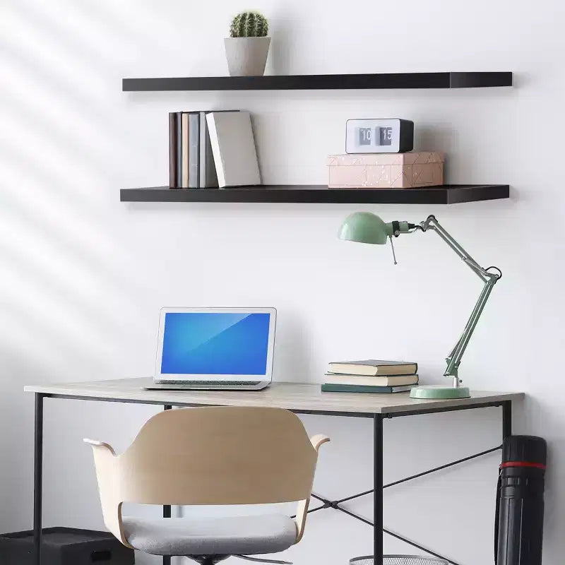 Sorbus, confezione da 2 mensole galleggianti da parete, 119,38 x 23,50 cm - Contenitori eleganti e funzionali