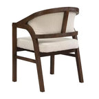 Christopher Knight Home Appleby Sedia da pranzo imbottita in legno di gomma con design curvo (Set di 2)