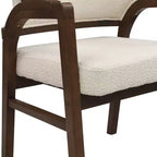 Christopher Knight Home Appleby Sedia da pranzo imbottita in legno di gomma con design curvo (Set di 2)