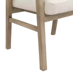 Christopher Knight Home Appleby Sedia da pranzo imbottita in legno di gomma con design curvo (Set di 2)