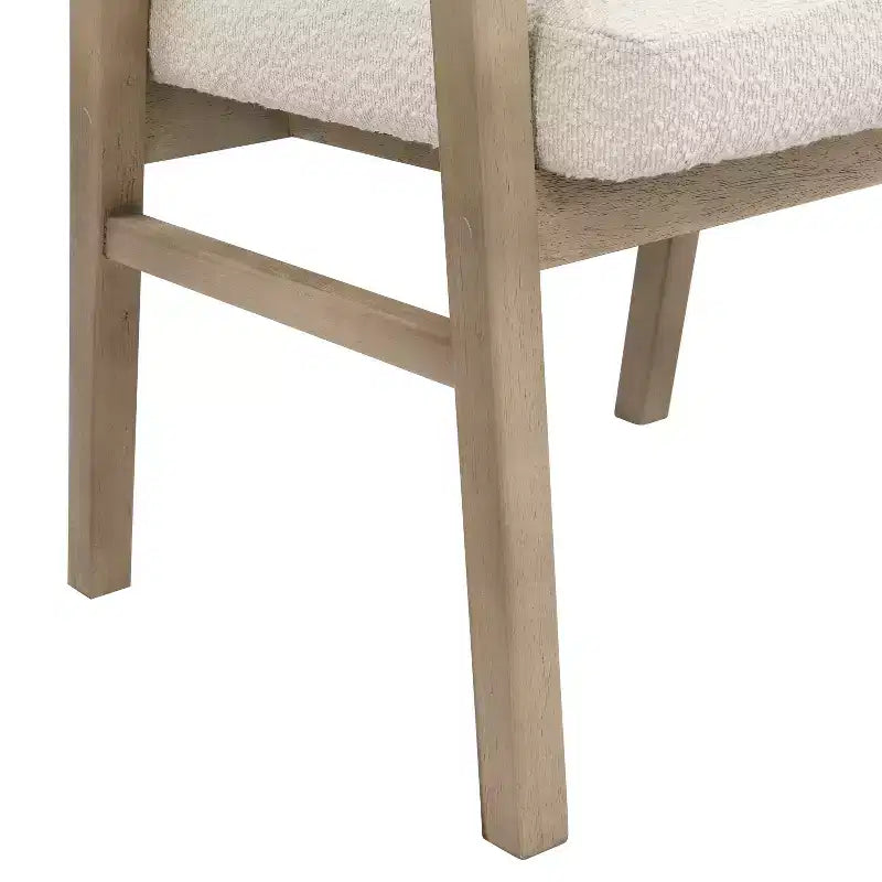 Christopher Knight Home Appleby Sedia da pranzo imbottita in legno di gomma con design curvo (Set di 2)