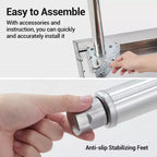 Tavolo in acciaio inox 48x24, tavolo da lavoro commerciale in metallo resistente con ripiani e pannello posteriore per cucine di ristoranti, casa, hotel, preparazione alimentare