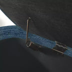 Panca rivestita in tessuto di lino CLIHOME con ampio spazio contenitore, pouf per soggiorno, ingresso e camera da letto