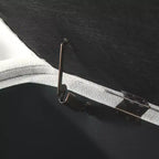 Panca rivestita in tessuto di lino CLIHOME con ampio spazio contenitore, pouf per soggiorno, ingresso e camera da letto
