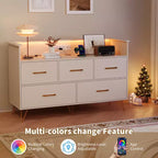COZONY Cassettiera in Legno a 5 Cassetti con Ripiano Espositivo, Mobile Contenitore Moderno per Camera da Letto Soggiorno Ingresso