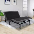 Base letto regolabile con funzione massaggio - Base letto elettrica, luce notturna a LED sotto il letto, preset zero-G/anti-russamento/memoria