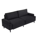 81 Modern Loveseat Sofa, Small Couches with Cup Holder & Storage Bag, Easy to Install, 3-Seater Deep Seating, for Apartment, Bedroom, Dorm