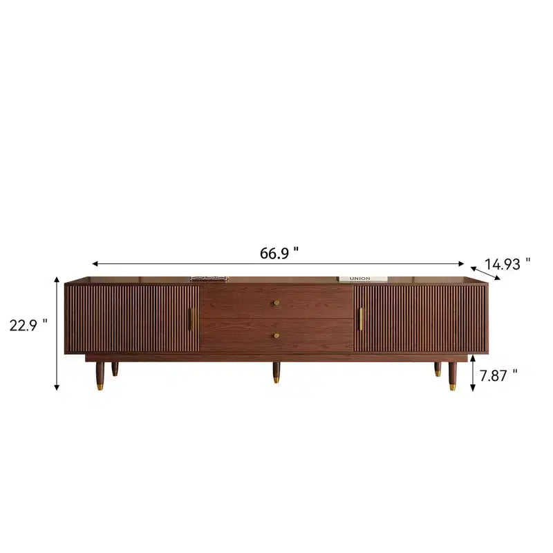 JVNOXK-Mobile TV medievale moderno con cassetti, credenza multimediale per soggiorno e camera da letto