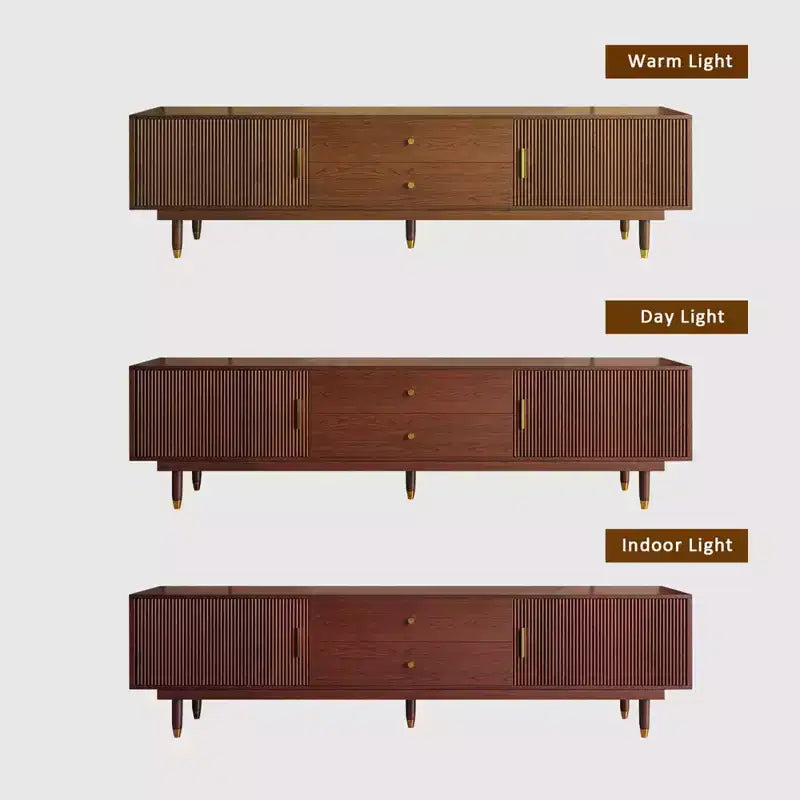 JVNOXK-Mobile TV medievale moderno con cassetti, credenza multimediale per soggiorno e camera da letto