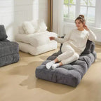 COZONY Divano Letto Pieghevole 3-in-1 con Cuscino, Poltrona Letto Trasformabile 34", Materasso Portatile Senza Struttura con Supporto Lombare, Nessun Montaggio Richiesto