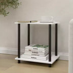 Scaffale domestico in legno a 2 ripiani Homez (38 cm L x 40,3 cm A x 28 cm P)