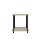 Homez 2 Tiers Wood Household Shelving Unit (14.96 in. W x 15.87 in. H x 11.02 in. D)