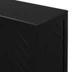 Credenza a buffet, mobile consolle moderno, mobile a pavimento in legno con 4 ante, credenza a buffet in legno