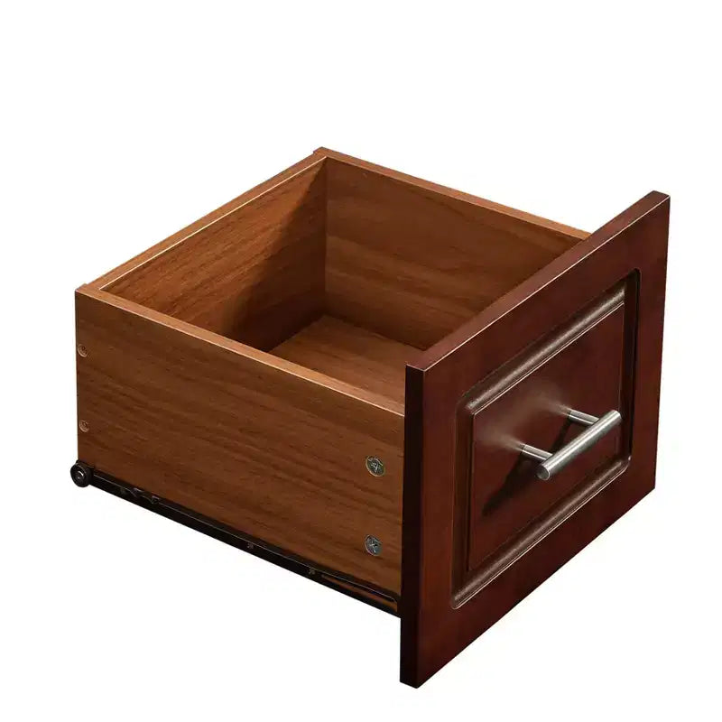 Isola da cucina Okak con tavolo a ribalta, carrello da cucina con 3 cassetti e 1 ripiano, isola da cucina salvaspazio su ruote per sala da pranzo