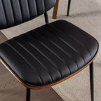 Sedie da pranzo imbottite GDFStudio Sera Mid-Century Modern (set da 2)