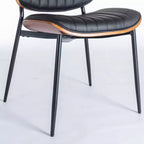 Sedie da pranzo imbottite GDFStudio Sera Mid-Century Modern (set da 2)