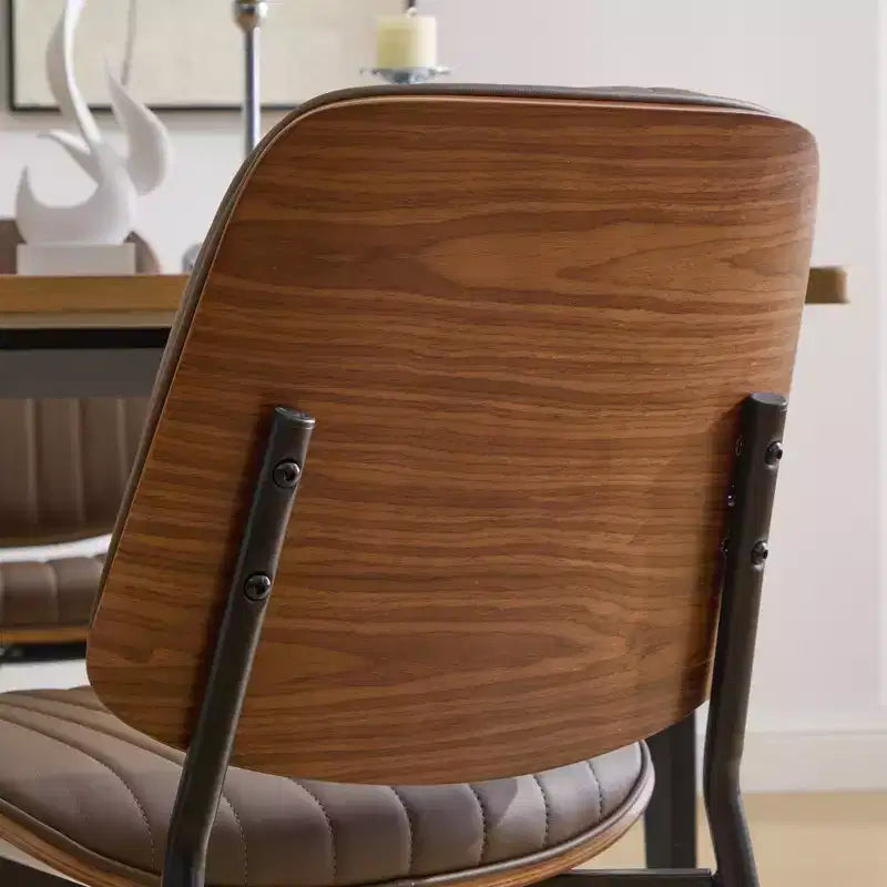 Sedie da pranzo imbottite GDFStudio Sera Mid-Century Modern (set da 2)