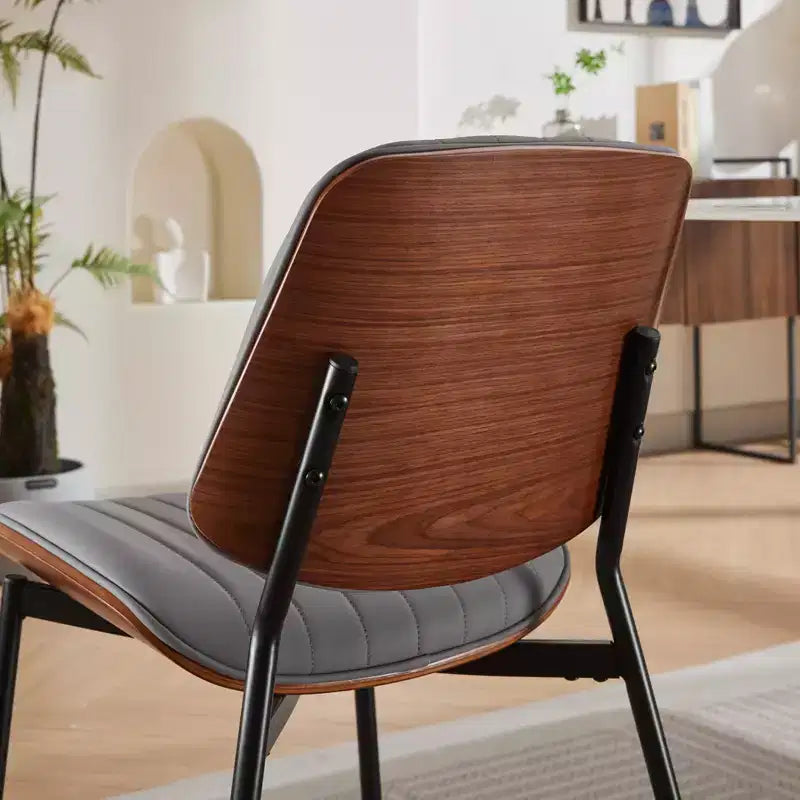 Sedie da pranzo imbottite GDFStudio Sera Mid-Century Modern (set da 2)