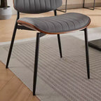 Sedie da pranzo imbottite GDFStudio Sera Mid-Century Modern (set da 2)