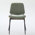 Sedie da pranzo imbottite GDFStudio Sera Mid-Century Modern (set da 2)