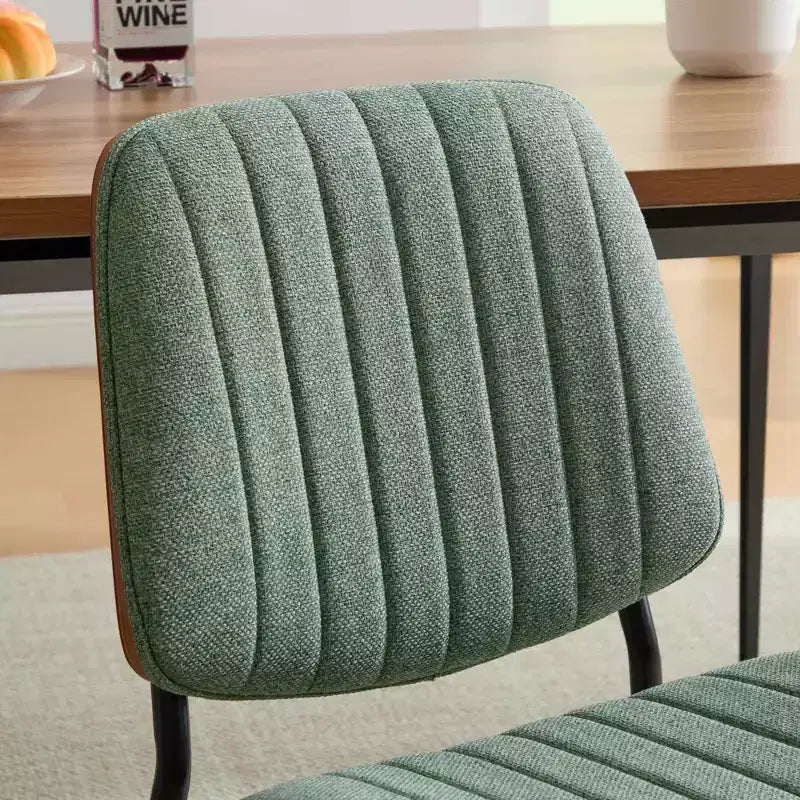 Sedie da pranzo imbottite GDFStudio Sera Mid-Century Modern (set da 2)