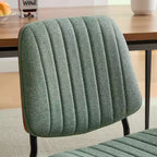 Sedie da pranzo imbottite GDFStudio Sera Mid-Century Modern (set da 2)