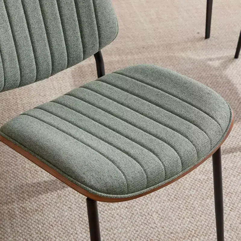 Sedie da pranzo imbottite GDFStudio Sera Mid-Century Modern (set da 2)