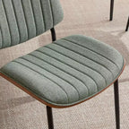Sedie da pranzo imbottite GDFStudio Sera Mid-Century Modern (set da 2)