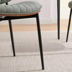 Sedie da pranzo imbottite GDFStudio Sera Mid-Century Modern (set da 2)