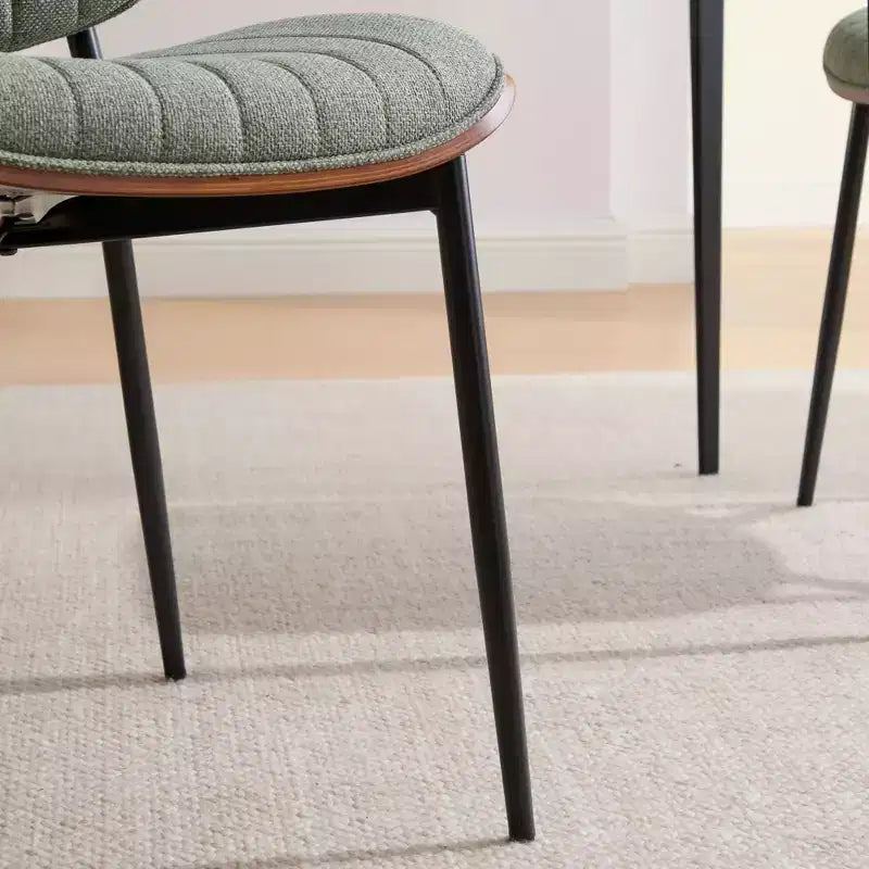 Sedie da pranzo imbottite GDFStudio Sera Mid-Century Modern (set da 2)