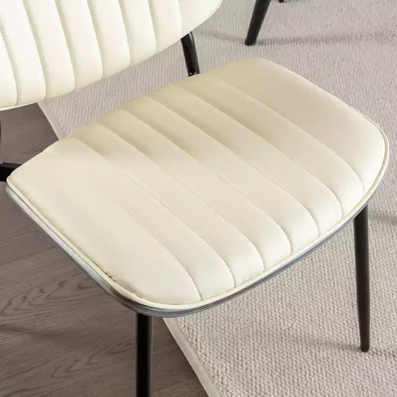 Sedie da pranzo imbottite GDFStudio Sera Mid-Century Modern (set da 2)
