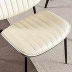 Sedie da pranzo imbottite GDFStudio Sera Mid-Century Modern (set da 2)