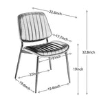 Sedie da pranzo imbottite GDFStudio Sera Mid-Century Modern (set da 2)