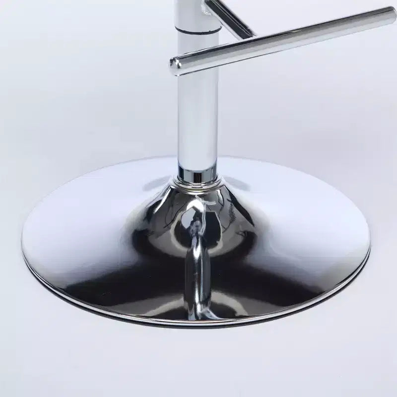 Set di 2 sgabelli da bar, sedie da bar imbottite girevoli a 360°, sgabelli da bar moderni con schienale completamente trapuntato, sgabello regolabile in altezza