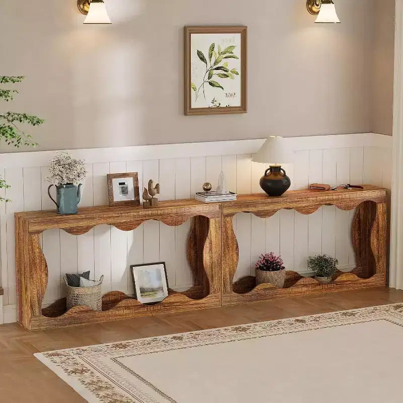 Console da tavolo lunga 63 pollici per fattoria, tavolo stretto da divano per ingresso, tavolo d'appoggio industriale, tavolo da ingresso, per corridoio, atrio, soggiorno
