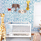 Culla convertibile 4-in-1 Delta Children Sloane con sponda per lettino per bambini