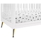 Culla convertibile 4-in-1 Delta Children Sloane con sponda per lettino per bambini