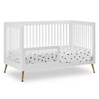 Culla convertibile 4-in-1 Delta Children Sloane con sponda per lettino per bambini