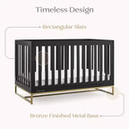 Delta Children Lettino Jade 4-in-1 trasformabile in Divano Letto