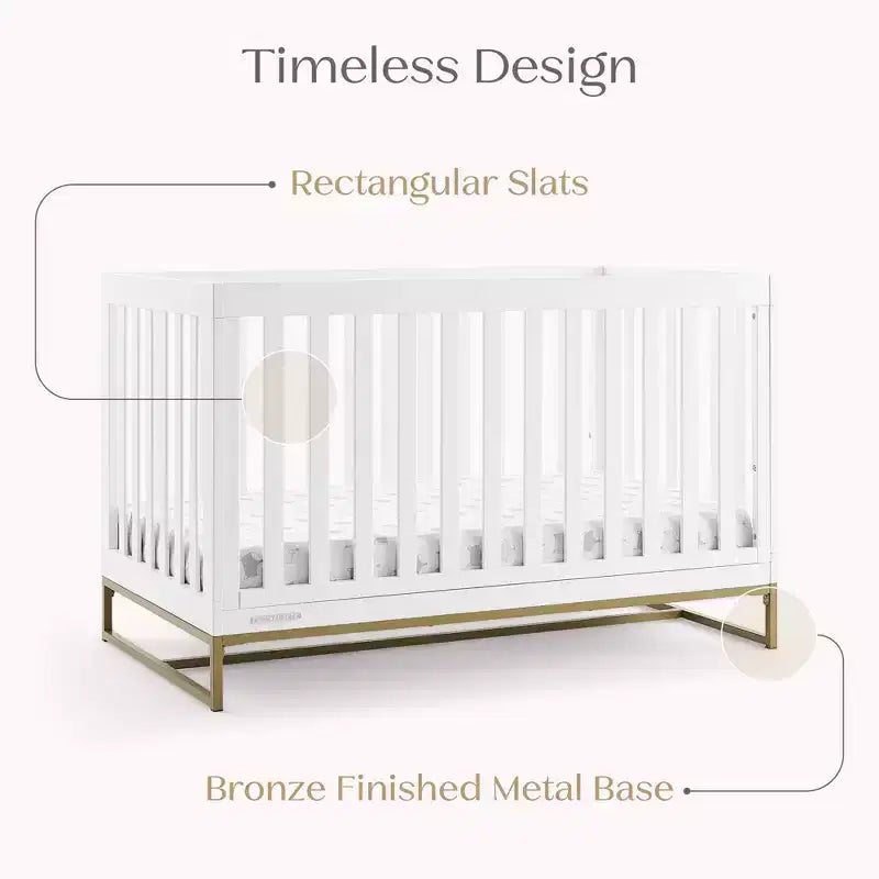 Delta Children Lettino Jade 4-in-1 trasformabile in Divano Letto