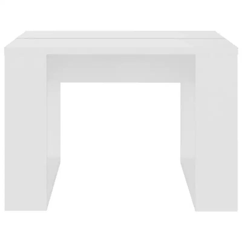 Tavolino moderno Clihome in rovere, elegante tavolino quadrato compatto per soggiorno e camera da letto