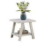 Tavolino d'appoggio con ripiano in legno replica contemporaneo Roundhill Furniture Athens