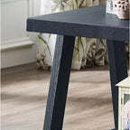 Tavolino d'appoggio con ripiano in legno replica contemporaneo Roundhill Furniture Athens