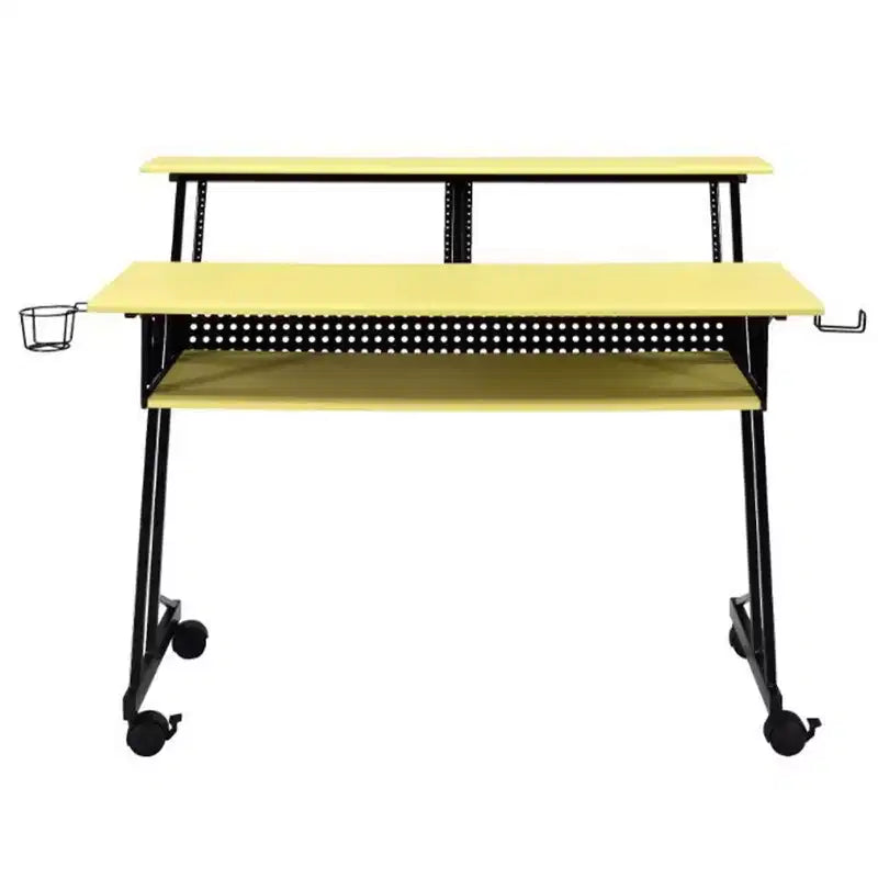 Scrivanie HomeStock in legno bianco, alte 76 cm, con cassetto portadocumenti